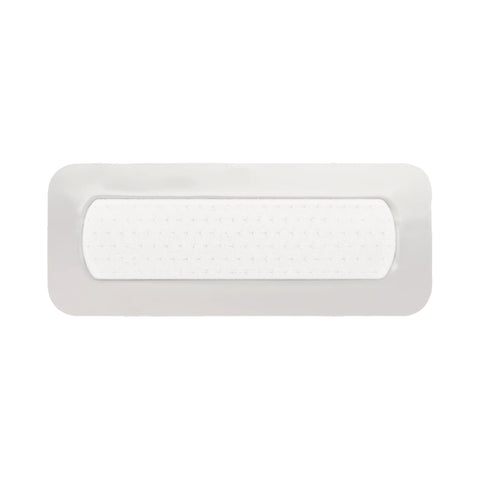 Molnlycke Foam Dressing Mepilex® Border Post-Op 4 X 8 Inch With Border Film Backing Silicone Adhesive Rectangle Sterile #496405