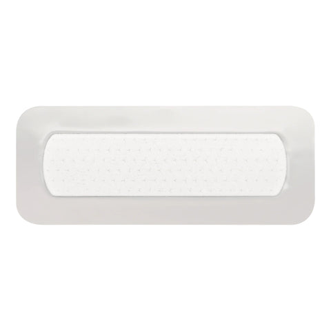 Molnlycke Foam Dressing Mepilex® Border Post-Op 4 X 10 Inch With Border Film Backing Silicone Adhesive Rectangle Sterile #496455