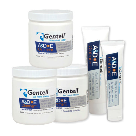 Skin Protectant Gentell® A & D+E 16 oz. Jar Medicinal Scent Ointment #GEN-23460