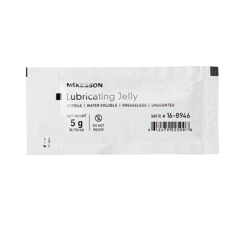 Lubricating Jelly McKesson 5 Gram Individual Packet Sterile