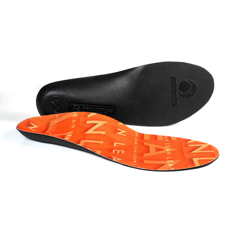 Moldable Orthotic Insole Powerstep® Archmolds® Maximum Heat-Moldable EVA / Polyurethane Women 8 to 8.5 / Men 6 to 6.5 Black / Blue #5315-01D