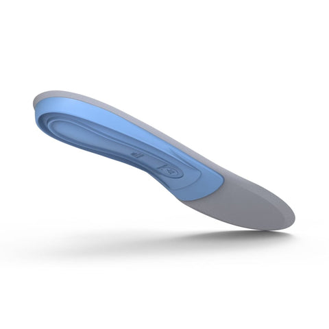 Orthotic Insole Medium Arch High Density Foam Men 13.5 to 15 Blue #2414