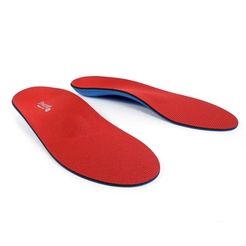 Orthotic Insole Powerstep® Pinnacle Plus Contoured EVA / Polyester / Polypropylene / Poron® / VCT® Women 8 to 8.5 / Men 6 to 6.5 Black / Blue / Red #5009-01C