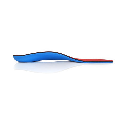 Orthotic Insole Powerstep® Pinnacle Plus Contoured EVA / Polyester / Polypropylene / Poron® / VCT® Women 9 to 9.5 / Men 7 to 7.5 Black / Blue / Red #5009-01D