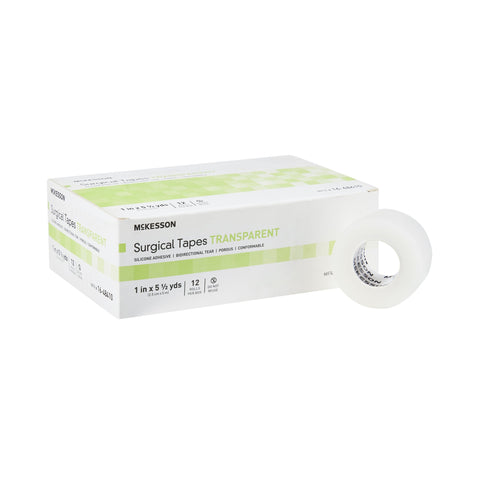 Medical Tape Porous Plastic / Silicone  Transparent NonSterile
