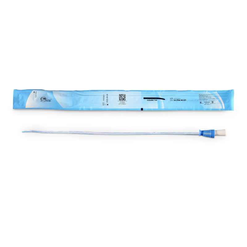 ConvaTec Urethral Catheter Cure Ultra® Coude Tip Lubricated PVC 12 Fr. 16 Inch #ULTRAM12C