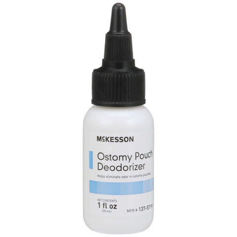 McKesson Ostomy Appliance Deodorant, 1 oz., Dropper Bottle, Unscented #137-5719