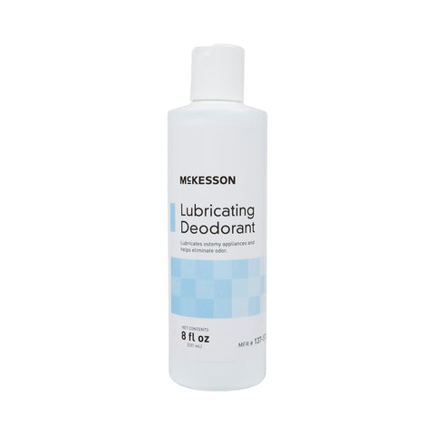 McKesson Lubricating Ostomy Appliance Deodorant Lubricating, 8 oz., Squeeze Bottle, Unscented #137-5721
