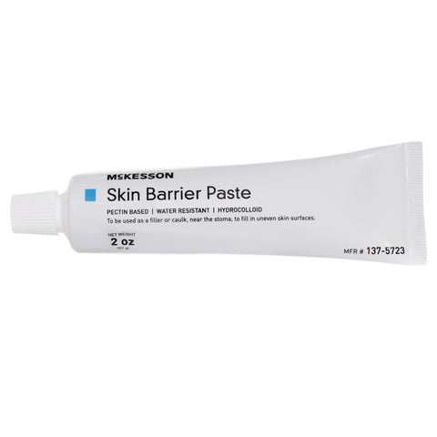 McKesson Ostomy Barrier Paste, 2 oz. Tube, Pectin-Based, Protective Skin Barrier #137-5723