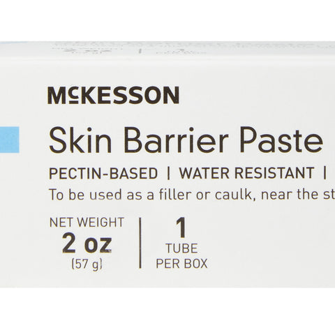 McKesson Ostomy Barrier Paste, 2 oz. Tube, Pectin-Based, Protective Skin Barrier #137-5723