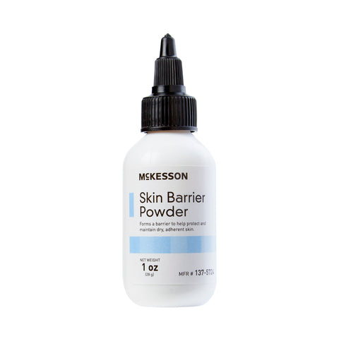McKesson Ostomy Barrier Powder, 1 oz. Puff Bottle, Protective Skin Barrier #137-5724