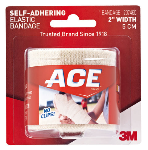 Elastic Bandage 3M™ ACE™ Standard Compression Self-adherent Closure Tan NonSterile