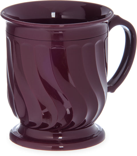 Mug Dinex® 8 oz. Plastic Cranberry Red Reusable #DX300061
