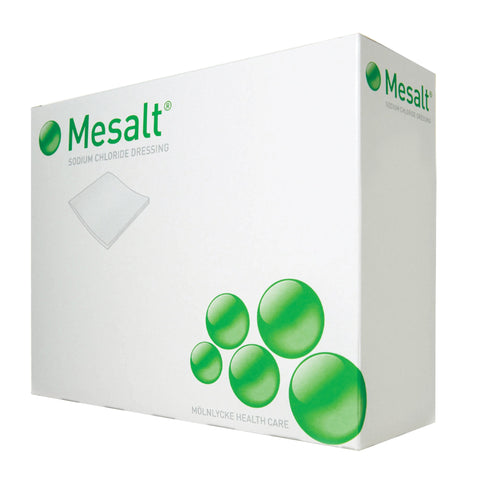 Molnlycke Sodium Chloride Impregnated Dressing Mesalt® Ribbon 3/4 X 39 Inch Sterile #285280