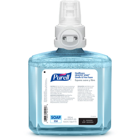 Soap Purell® Healthy Soap® Gentle & Free Foaming 1,200 mL Dispenser Refill Bottle Unscented