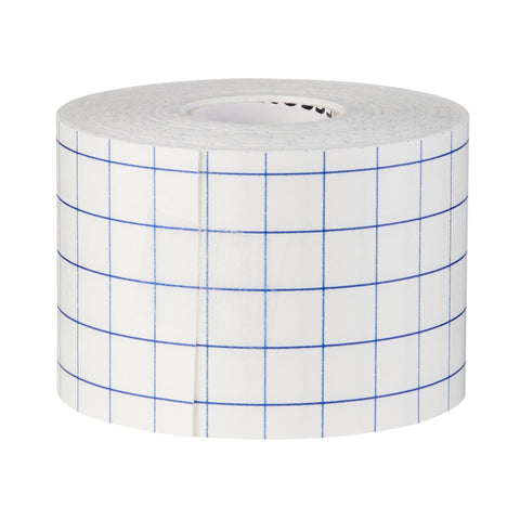 Dressing Retention Tape with Liner Water Resistant Nonwoven / Printed Release Paper White NonSterile