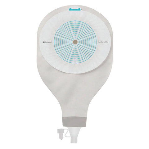 Coloplast Ostomy Pouch SenSura® 18666 Mio High Output One-Piece System Flat, Trim to Fit 3/8 to 4 Inch Stoma Drainable