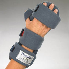 Finger Orthosis DynaPro™ Finger Flex Adult Medium Hook and Loop Strap Closure Right Hand Blue