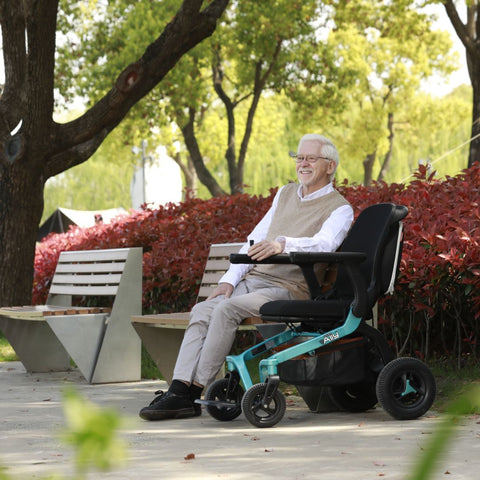 Ally - Foldable Aluminum Power Wheelchair #GP303
