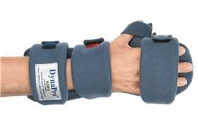 Resting Hand Orthosis with Thumb Ease DynaPro™ Fabric Left Hand Blue Large