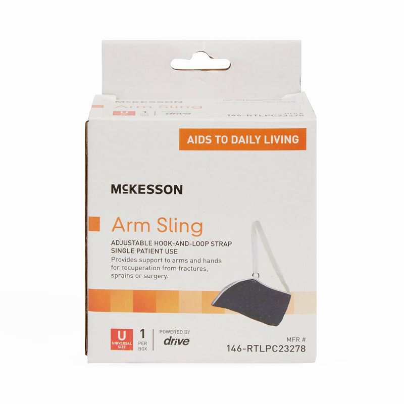 McKesson Arm Sling D-Ring / Hook and Loop Strap Closure One Size Fits Most #146-RTLPC23278
