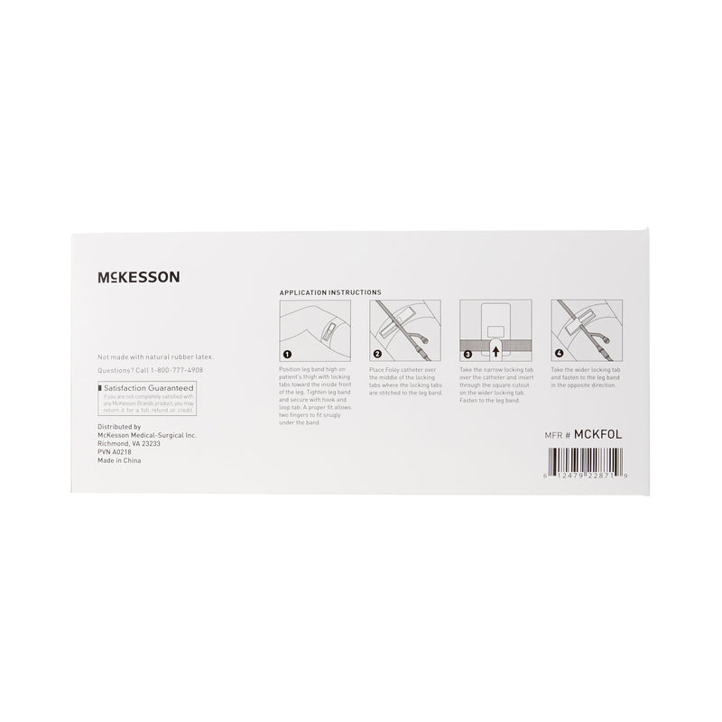 McKesson Leg Strap 2 X 24 Inch Length, Dual-Locking Tabs, Stretch Material, Hook and Loop Closure, Nonsterile #MCKFOL