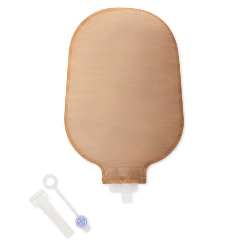 Hollister Urostomy Pouch CeraPlus™ 8412 One-Piece System 9 Inch Length Soft Convex, Pre-Cut 3/4 Inch Stoma Drainable