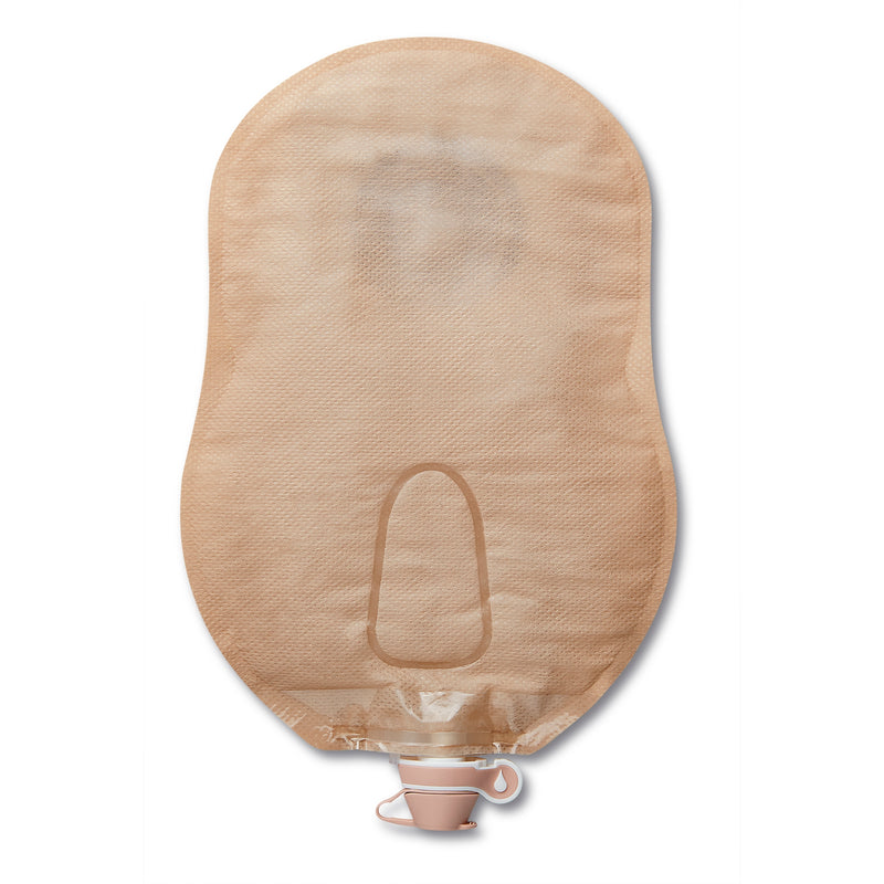 Hollister Urostomy Pouch CeraPlus™ 8415 One-Piece System 9 Inch Length Soft Convex, Pre-Cut 1-1/8 Inch Stoma Drainable