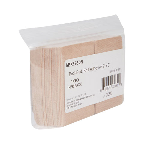 Protective Pad McKesson One Size Fits Most Adhesive Backing Foot #42340