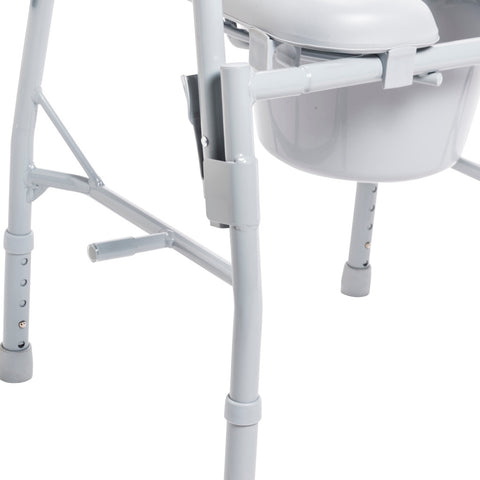 Drive Medical Drop Arm Steel Commode