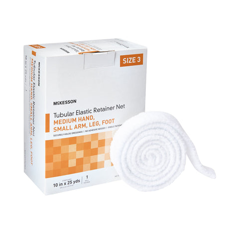 Elastic Net Retainer Dressing Tubular Elastic White Small Head / Medium Shoulder / Thigh NonSterile