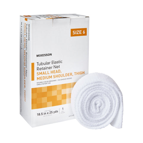 Elastic Net Retainer Dressing Tubular Elastic White Small Head / Medium Shoulder / Thigh NonSterile