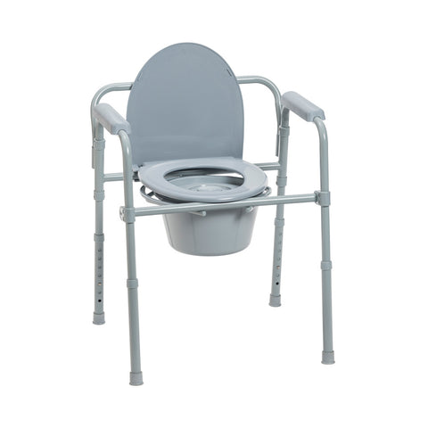 Drive Medical Folding Steel Commode #11148-1