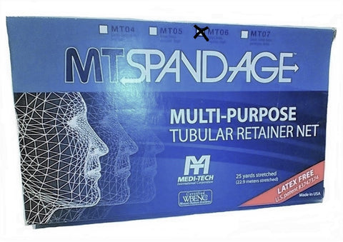 Elastic Net Retainer Dressing MT Spandage™ Tubular Elastic 10 Yard Size 6 White Large Head / Shoulder / Thigh NonSterile