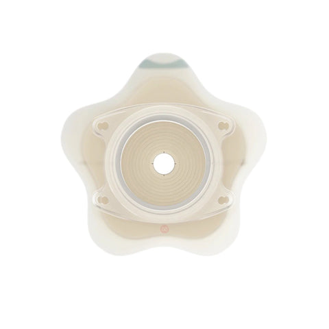 Coloplast Ostomy Barrier 18510 SenSura® Mio Convex Flip Trim to Fit, Extended Wear Elastic Adhesive 50 mm Flange Red Code System 3/8 to 1-3/4 Inch Opening