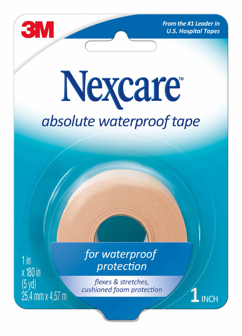 Medical Tape Nexcare™ Absolute Waterproof Foam Tan NonSterile