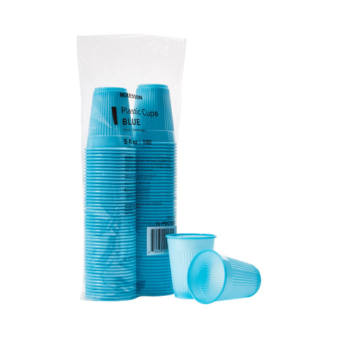 Drinking Cup McKesson 5 oz. Polypropylene Blue Disposable #16-PDC5B