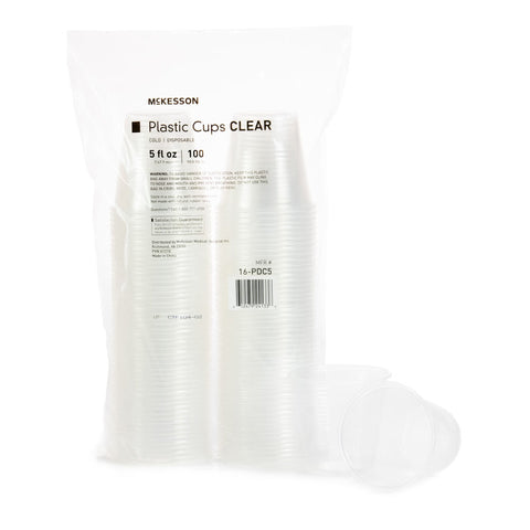 Drinking Cup McKesson 5 oz. Polypropylene Clear Disposable #16-PDC5