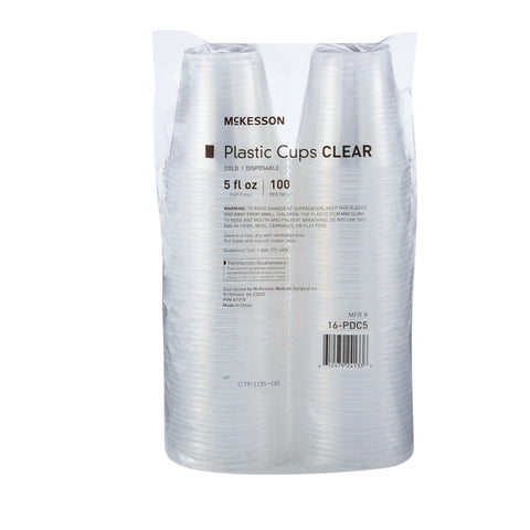 Drinking Cup McKesson 5 oz. Polypropylene Clear Disposable #16-PDC5