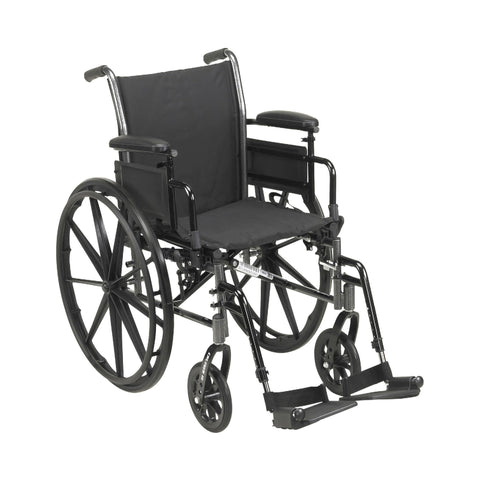 McKesson Lightweight Wheelchair Swing-Away Footrest, 18 Inch Seat Width, Adult 300 lbs. Weight Capacity  #146-K318ADDA-SF