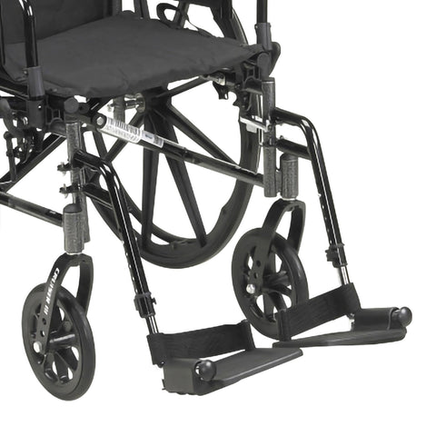 McKesson Lightweight Wheelchair Swing-Away Footrest, 18 Inch Seat Width, Adult 300 lbs. Weight Capacity  #146-K318ADDA-SF