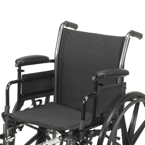 McKesson Lightweight Wheelchair, Swing-Away Footrest, 20 Inch Seat Width, Adult, 300 lbs. Weight Capacity  #146-K320ADDA-SF