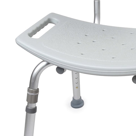 McKesson Bath Bench, Without Arms, Removable Backrest, 19-1/4 Inch Seat Width, 300 lbs. Weight Capacity #146-12202KD-1
