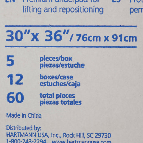 Disposable Underpad MoliCare® Repositioning 30 X 36 Inch Polymer Heavy Absorbency #15610101