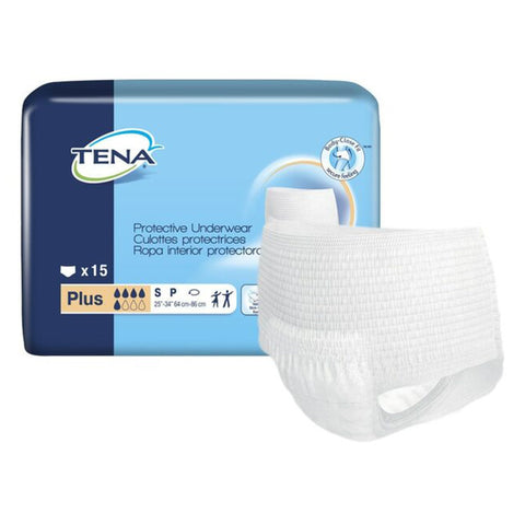Absorbent Underwear TENA ProSkin™ Plus Pull On with Tear Away Seams Adult 2X-Large Unisex Disposable Moderate Absorbency #72508
