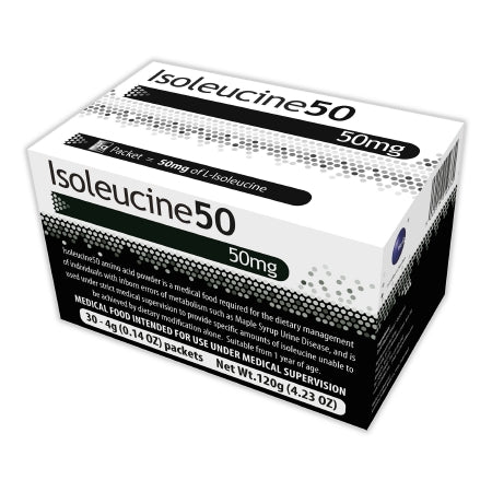 Oral Supplement Isoleucine50 Unflavored Powder 4 Gram Individual Packet