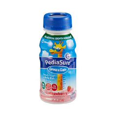 Pediatric Oral Supplement PediaSure® Grow & Gain Shake Strawberry Flavor 8 oz. Bottle Liquid Calories