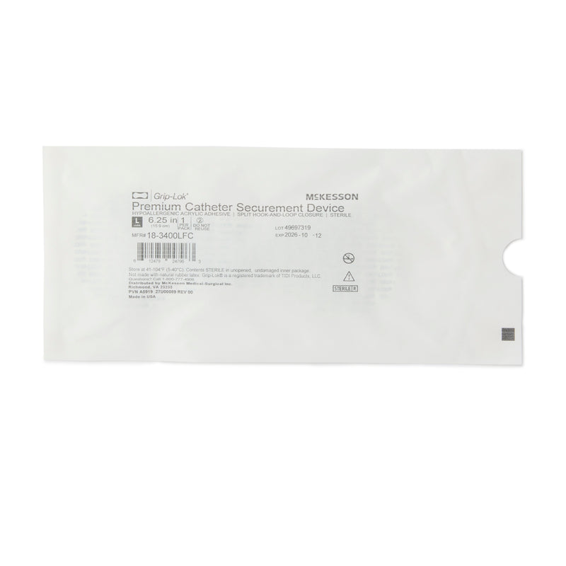 McKesson Catheter Stabilization Device Premium Large, 6.25 Inch, Sterile #18-3400LFC