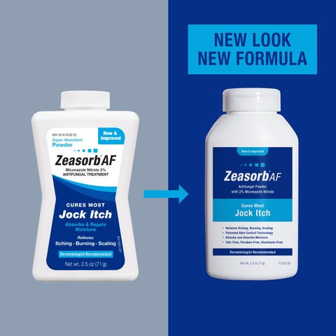 Antifungal Zeasorb® AF 2% Strength Powder 2.5 oz. Shaker Bottle #30316023225