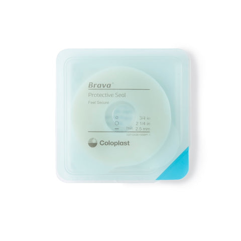 Coloplast® Ostomy Seal Brava® Thin 3/4 Inch (18mm) Stoma 2-1/4 Inch (57 mm) #12036